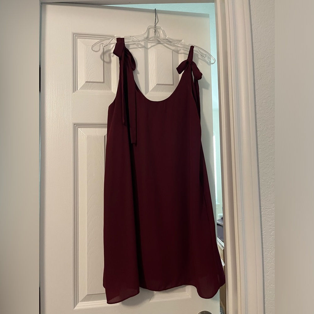 Small Adrienne Dress Burgundy